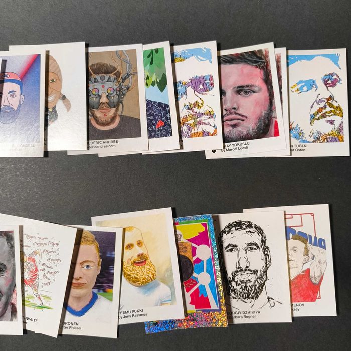 77 Cromos Tschutti Heftli Euro 2020