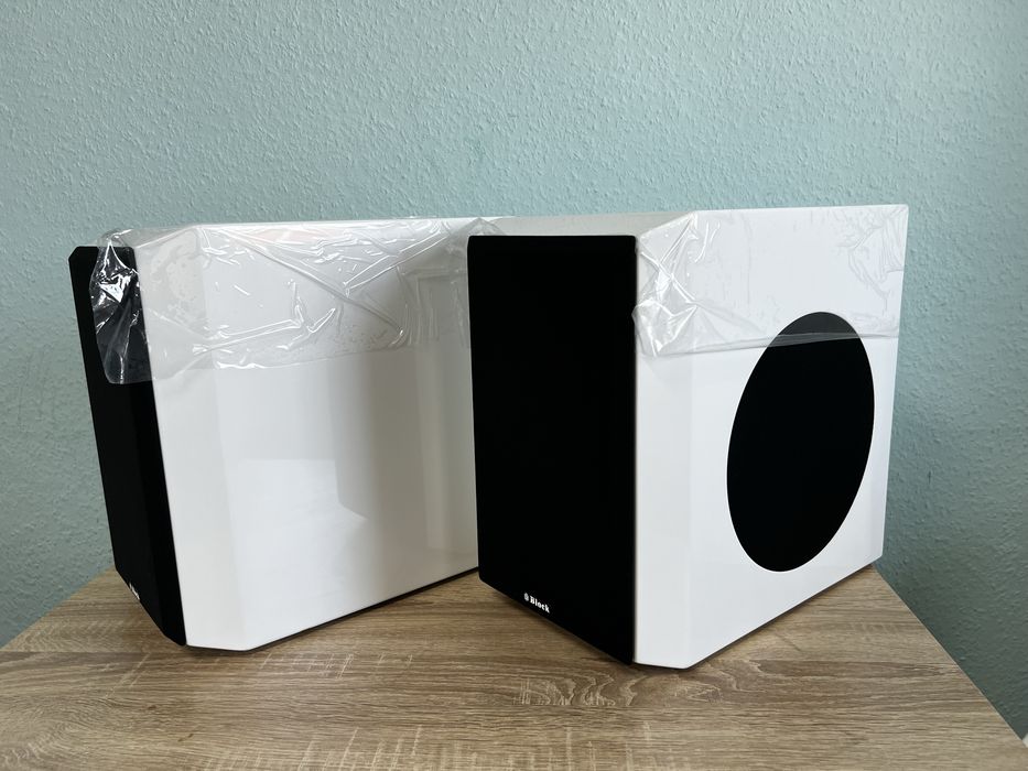 BLOCK S-100 – 3-drożne kolumny Hi-Fi | Stan jak nowe | Folia na obudowach