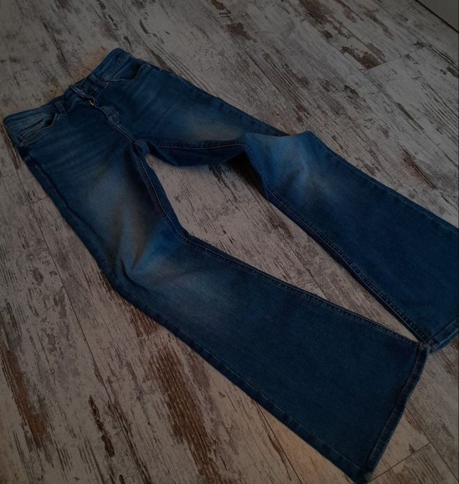 flared jeans кльош клеш bootcut сині opium drill