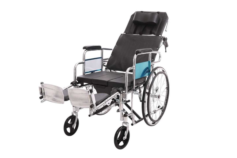 Інвалідний візок з туалетом сталевий MED1-KY608GC-51