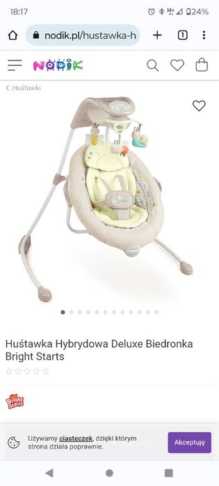 Huśtawka Bujaczek firmy Ingeniuty