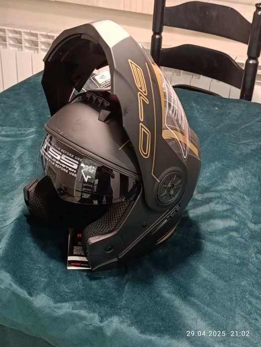 Kask szczękowy motocyklowy L M