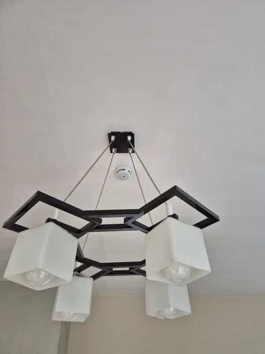 Okazja pilnie nowoczesny 4-ramienny wiszący żyrandol a drugi gratis