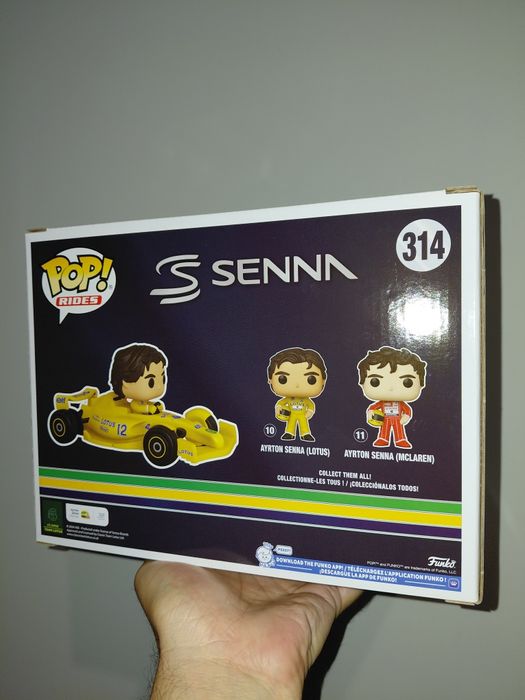 Funko Pop Ayrton Senna Lotus 314