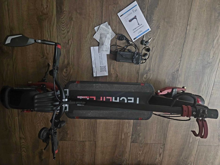 Solidna Hulajnoga elektryczna TECHLIFE K7 LITE duzy zasieg zamiana HIT