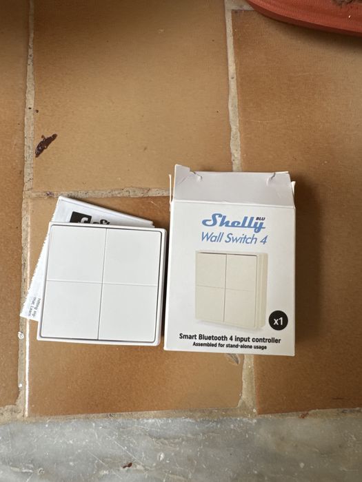 Shelly BLU Wall Switch 4 - Novo