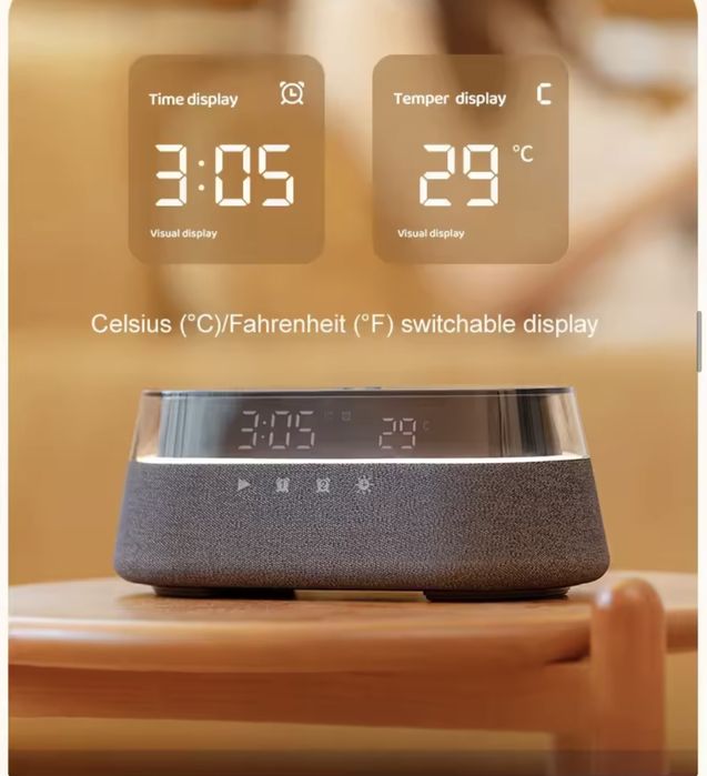 Colsur S39 Bluetooth колонка , часы , ночник, FM, термометр