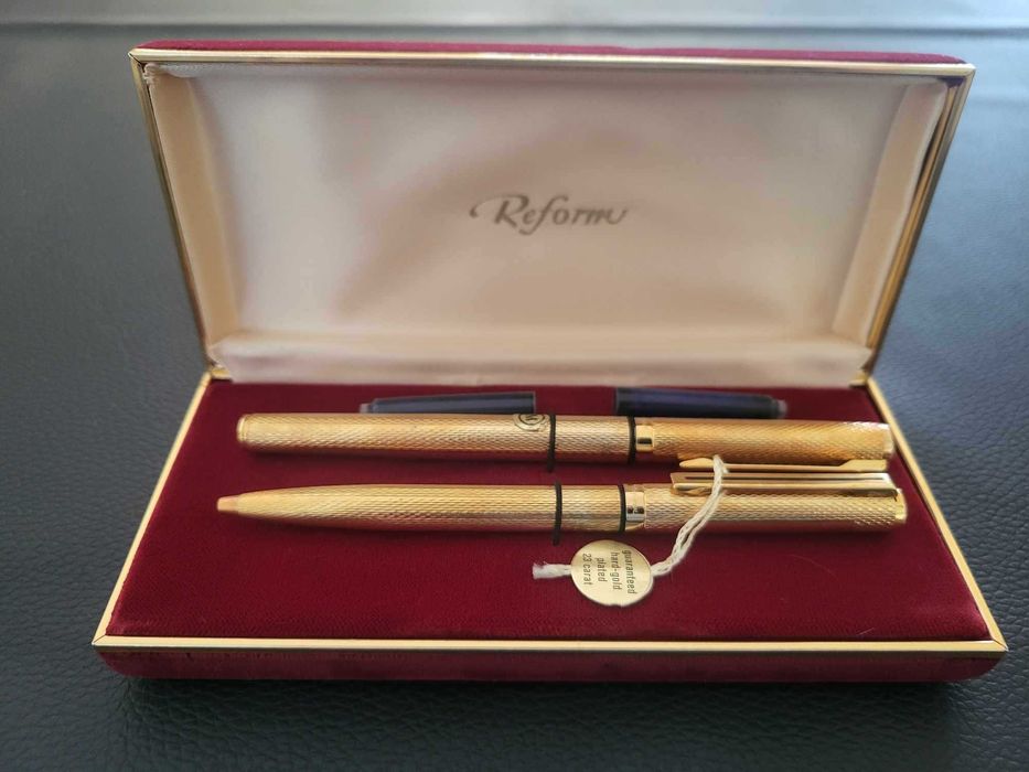 Conjunto Canetas Banhadas a Ouro - Reform