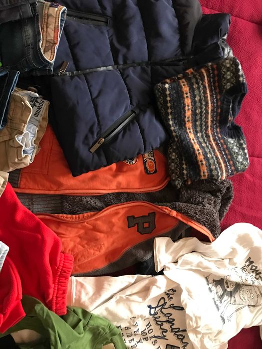 Lote roupa menino inverno- tm: 4/5anos