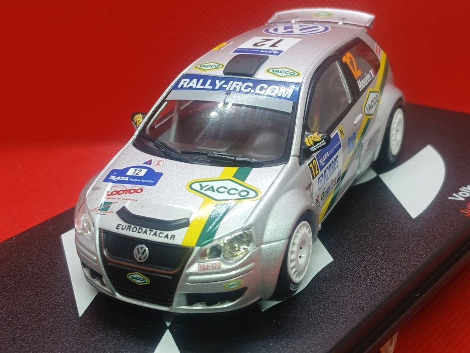 Miniatura 1/43 VW Polo Rally dos Açores  2009