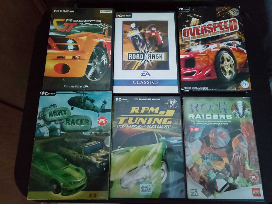 PAKIET GRY WYŚCIGOWE + SPORT PC | NFS Pro Street, Juiced, Road Rash ...
