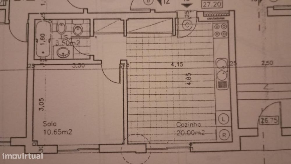 Apartamento T1 em Paio Pires