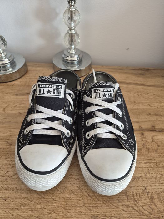 Trampki klapki all star converse 37 czarne