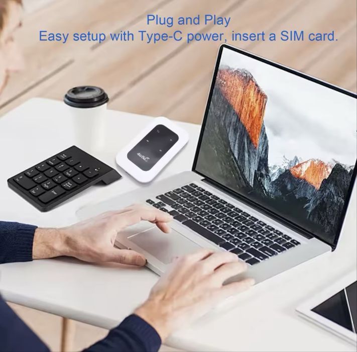 Подарунок Роутер міні кишиньковий sim карта 4G 5 G WiFi портативний