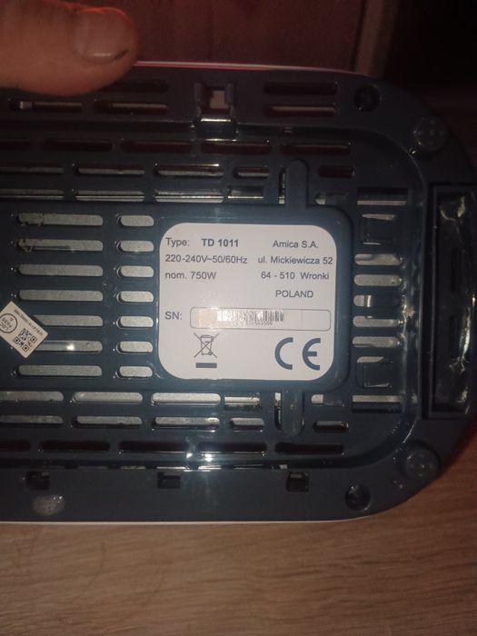 Toster Amica   w pełni sprawny