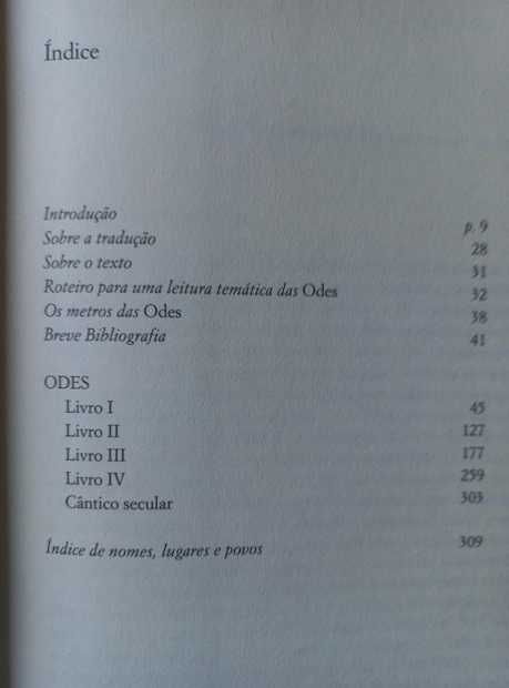 Odes - Horácio (Capa dura)