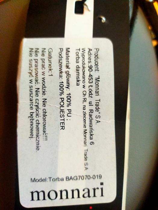 Torebka damska Monnari