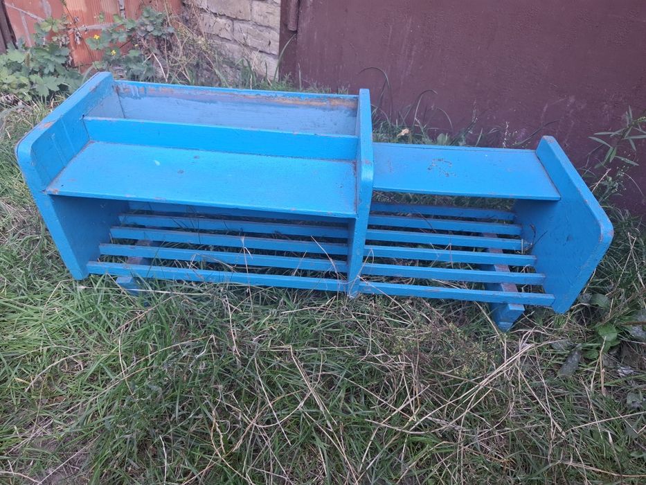 Полиця під взуття дерево