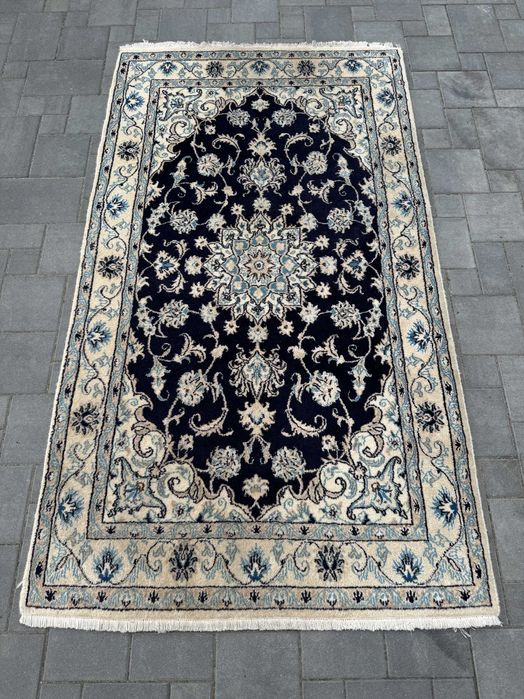 Nain Perski Dywan Ręcznie Tkany Wełniany Iran 206x116
