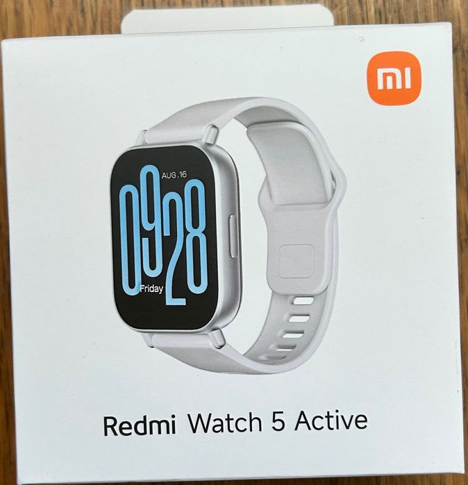 Smartwatch Xiaomi Redmi Watch 5 Active Prateado- novo, 2 anos garantia