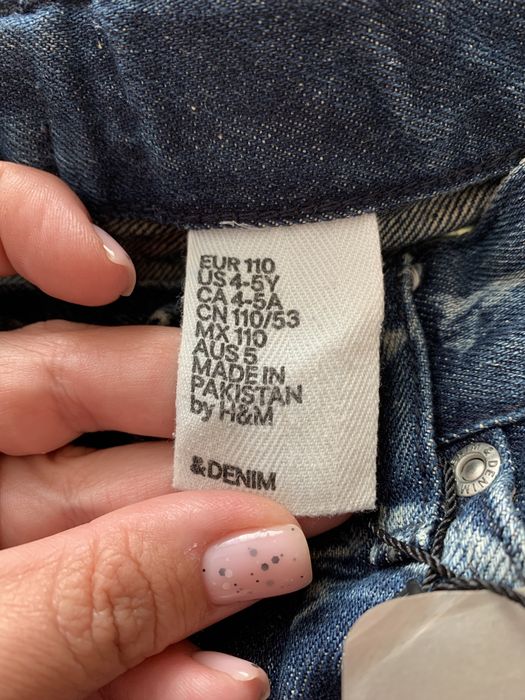 Шорти джинсові H&M акули 110 см