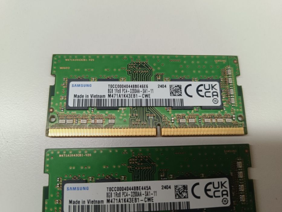Pamięć RAM 16 GB Samsung DDR4 1Rx8 PC4 3200AA 2x8GB