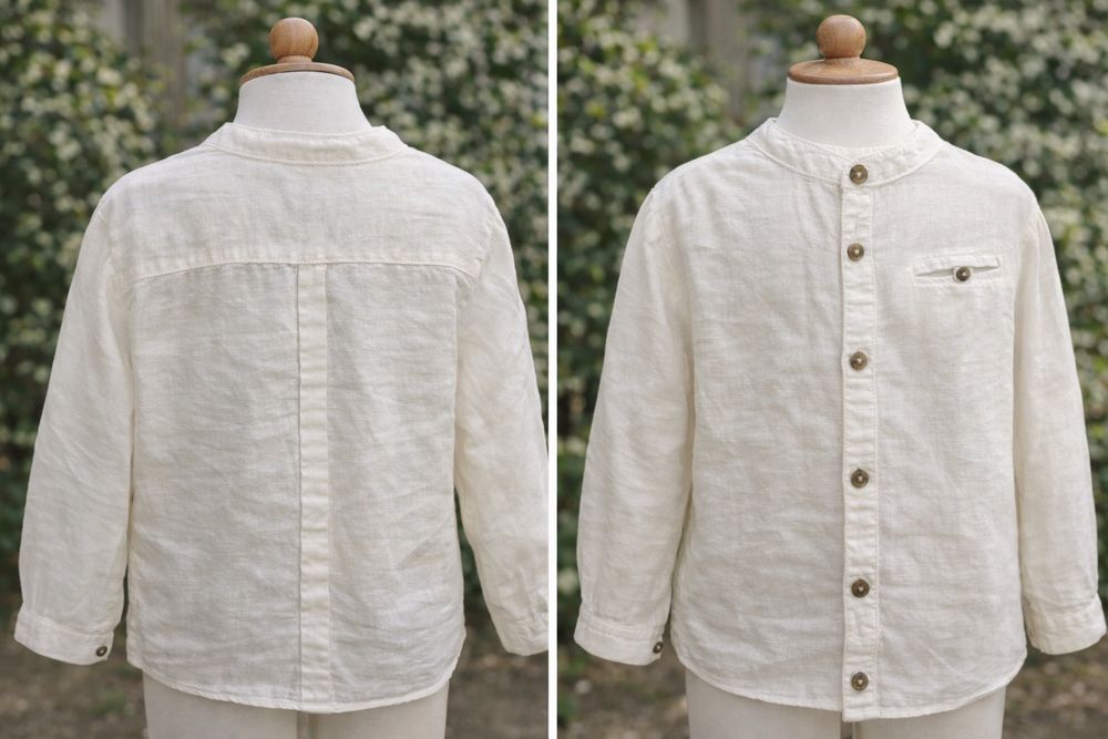 Сорочка лянна на 5-6 р. 116