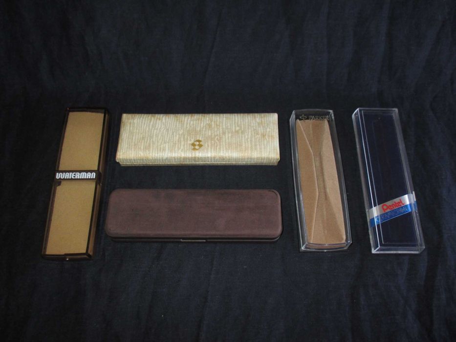 Estojos Canetas Vintage Waterman Parker Pentel Ballograf
