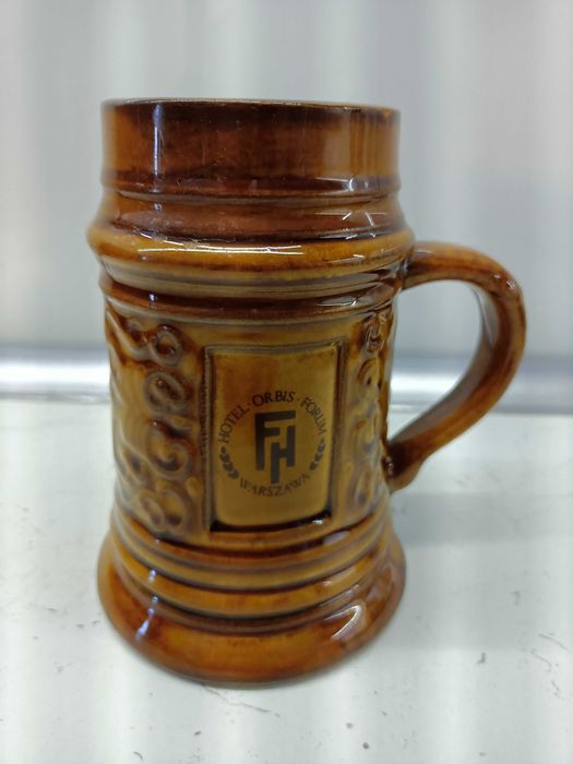 Kufel ceramiczny PRL  hotel Forum