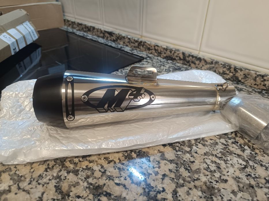 Ponteiras de escape universais 51mm para mota