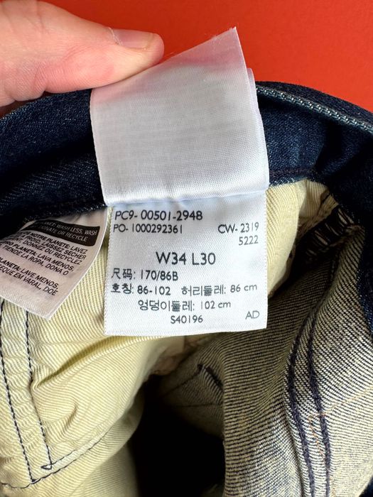 LEVIS LEVI’S 501 оригінал чоловічі класичні сині джинси штани розмір 34