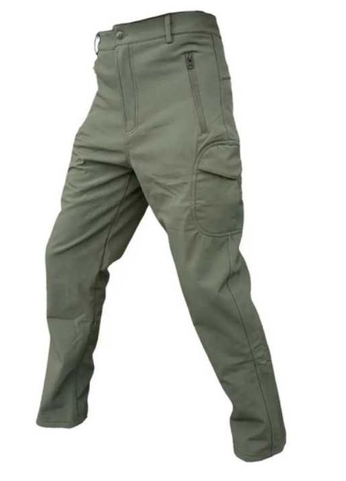 Штани брюки військові утеплені тактичні фліс софтшел олива 54 56