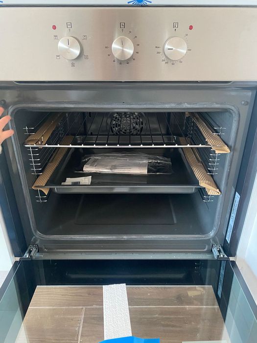 Conjunto cozinha: móveis, pedra de bancada e forno + placa, NOVOS