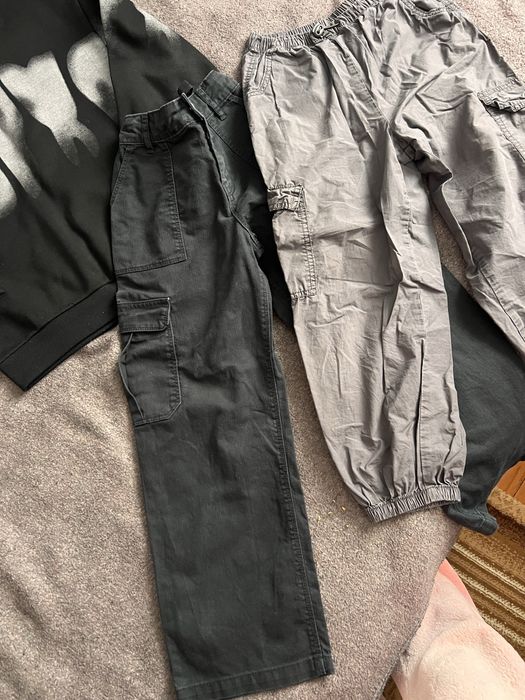 Пакет речей на злопця 8-9 років штани карго оверсайз світшот рубашка