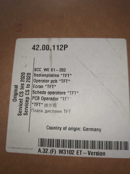 TFT Operador de Painel Rational