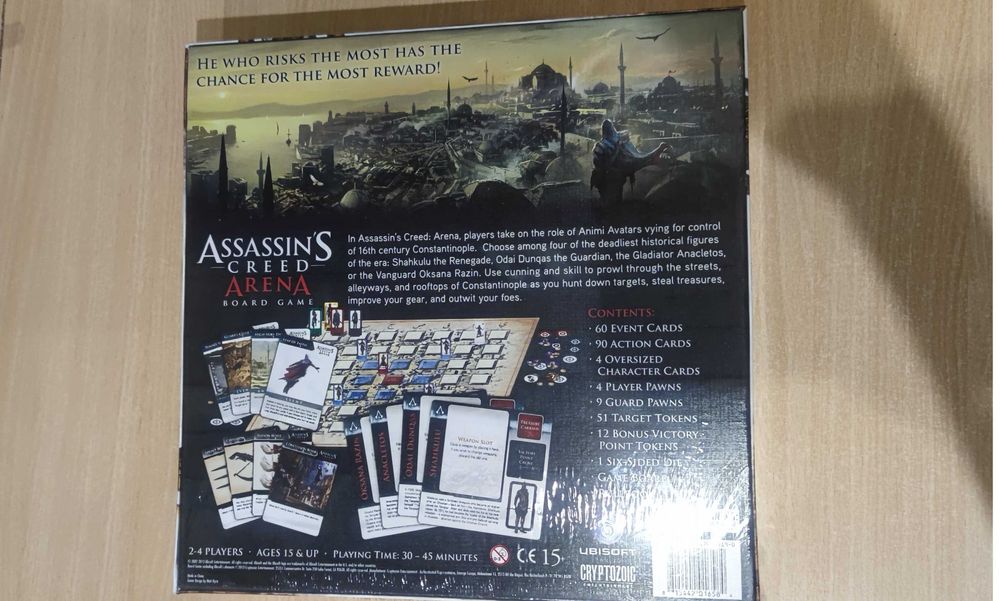 Продам настольну гру Assassin's Creed Board Game