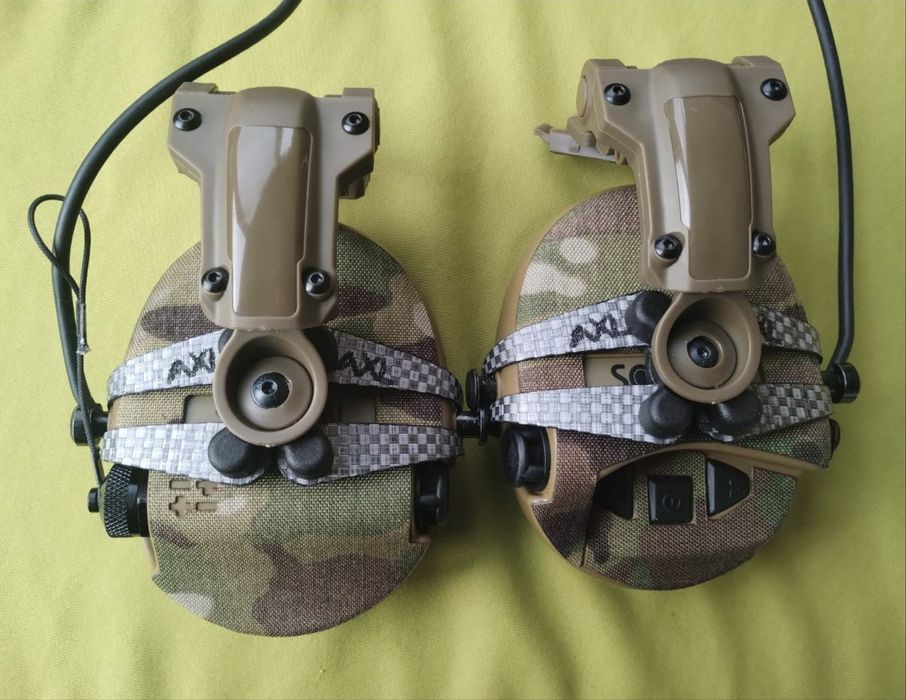 Навушники Sordin Supreme Pro-X Camo Green + кріплення Tеgris