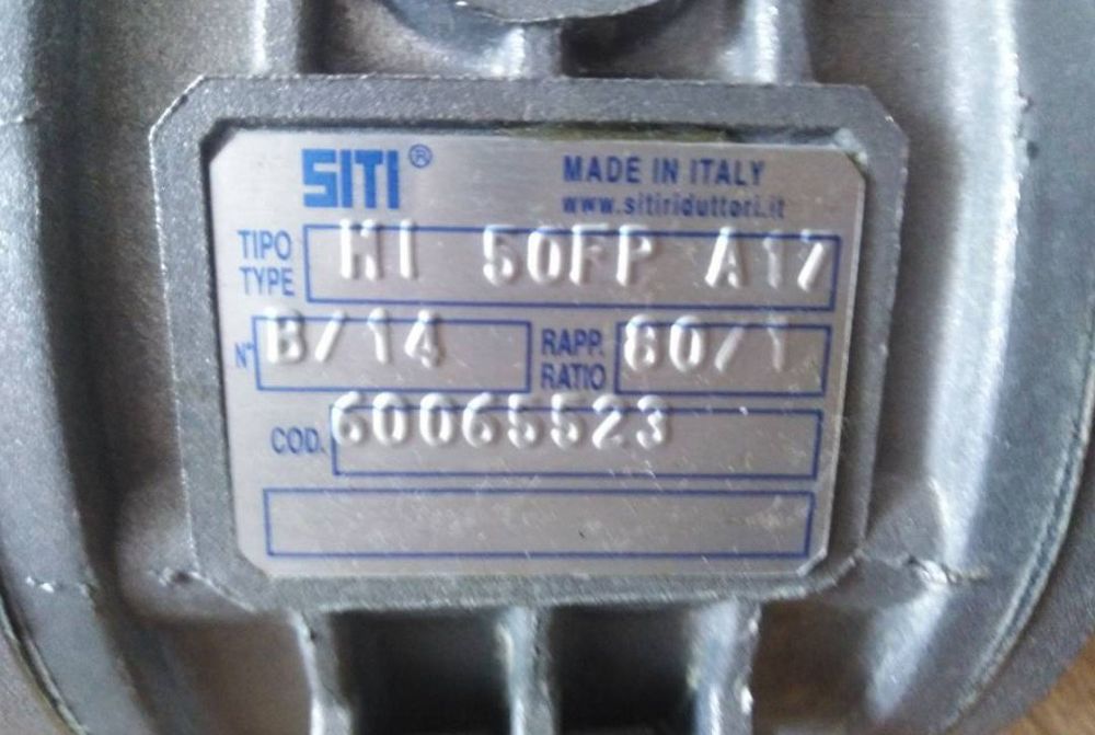 Przekładnia reduktor Siti Mi 50
80/1