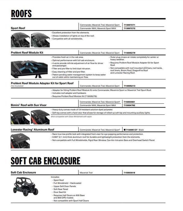 Запчастини аксесуари квадроциклів та баггі в наявності, Can-Am BRP брп