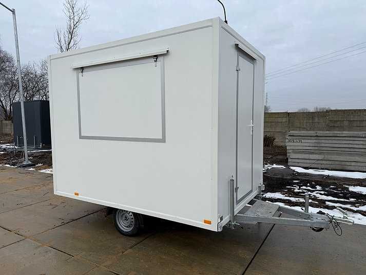 Przyczepa gastronomiczna FoodyWheel 3,5x2m Food Truck DOSTĘPNA OD RĘKI