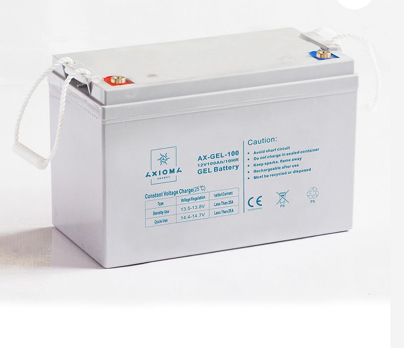 Акумулятор гелевий 100 Ач 12 В, модель – AX-GEL-100, AXIOMA energy