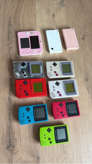 Consolas gameboy color classic fat pocket nintendo, acessorios
