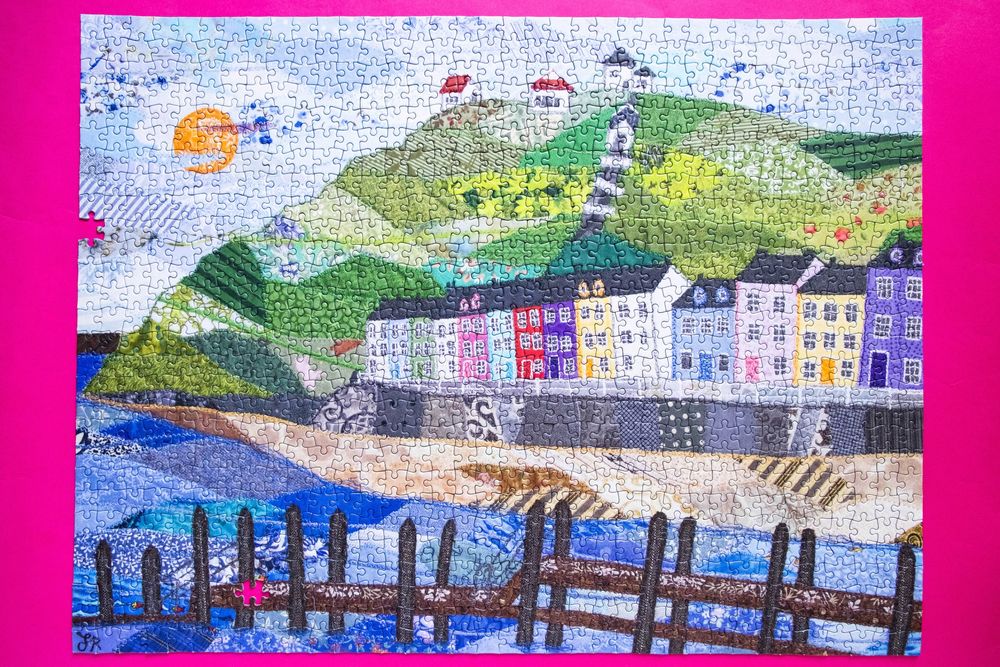 Puzzle Josie Russell Aberystwyth 1000 el (-2 ) morski widoczek