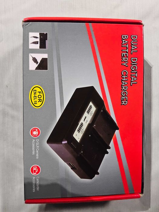 Baterias Compativeis NIKON EN-EL18D - 4000mAh + Carregador Duplo Baterias com grande reserva de energia.