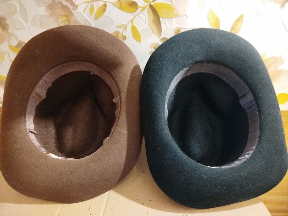 Шляпа женская фетровая черная (кроличий пух)