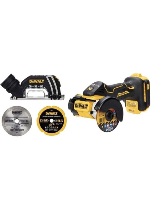 Акумуляторна безщіткова болгарка різак Dewalt dcs438