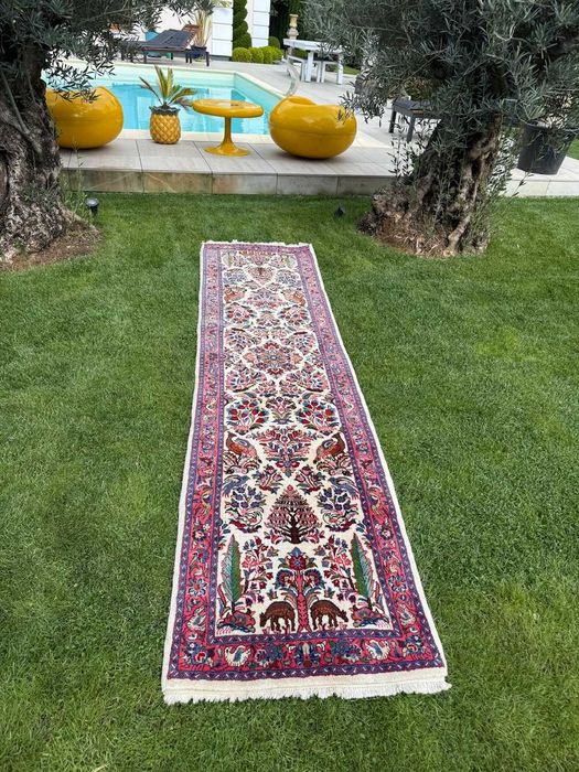 Chodnik Dywan Perski Wełniany Iran Goum Ghoum 310x77 gal. 9 tyś