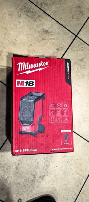 Głośnik Milwaukee M18 SPEJSG2 NOWY nie wyciągany z kartonu fabrycznie zapakowany