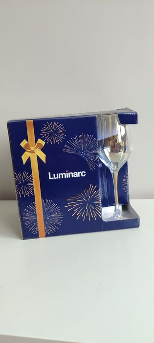 Kieliszki do wina Luminarc Chaleste Golden Chanel