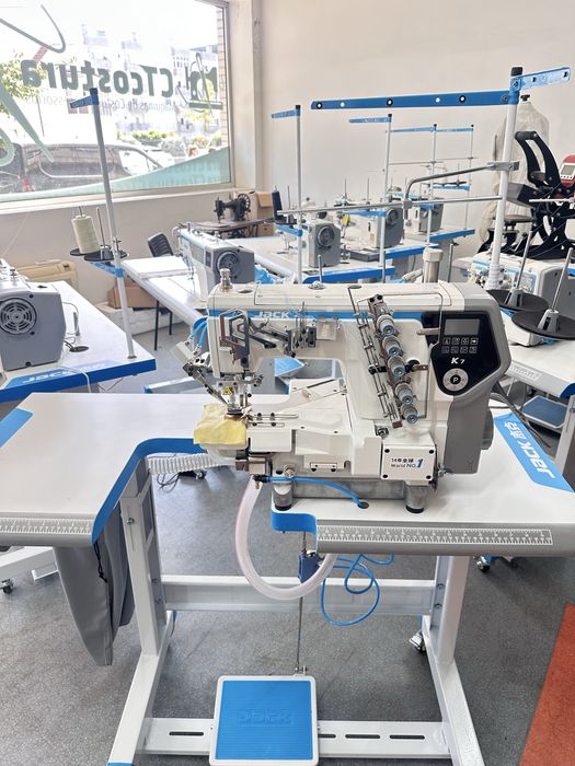 Maquina costura jack K7 recobrimento aparar bainhas